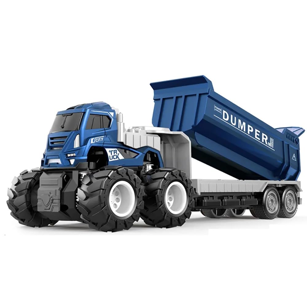 Big Size Dumper Truck Die Cast Metal Toys for Kids Friction Powered Truck Toys