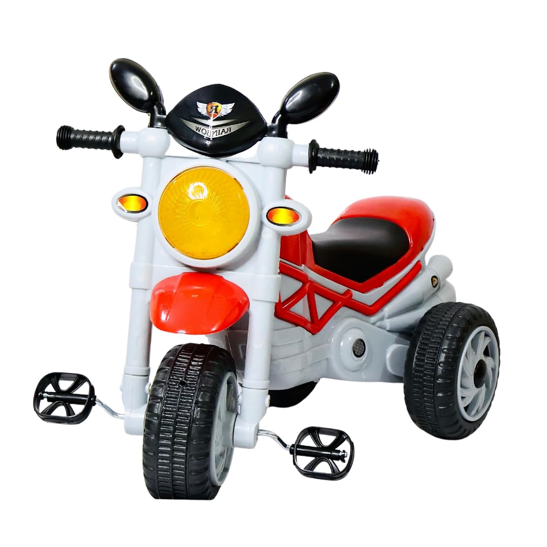 Manual Push Bullet Bike Ride On with Music & Light for Kids