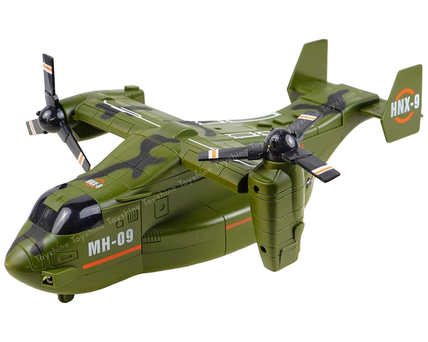 Friction Powered Osprey Aircraft Carrier Model Battle/Rescue Helicopter Toy